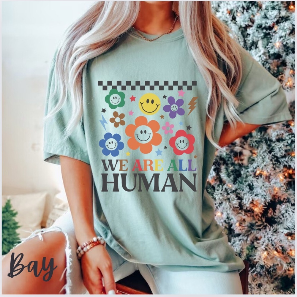 Pride we are all human graphic t shirt S-4X